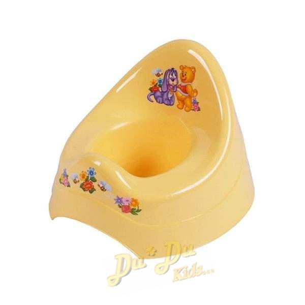 Plastový nočník hrací s veverkou modrý