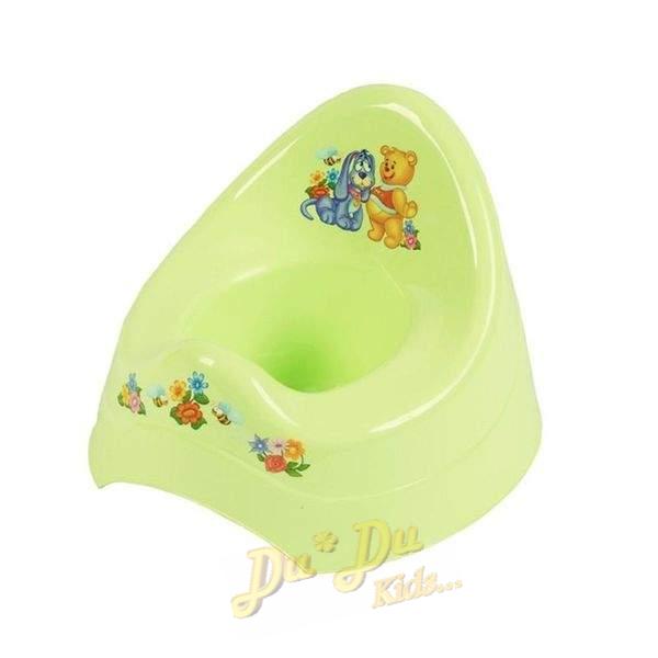 Plastový nočník hrací s veverkou modrý