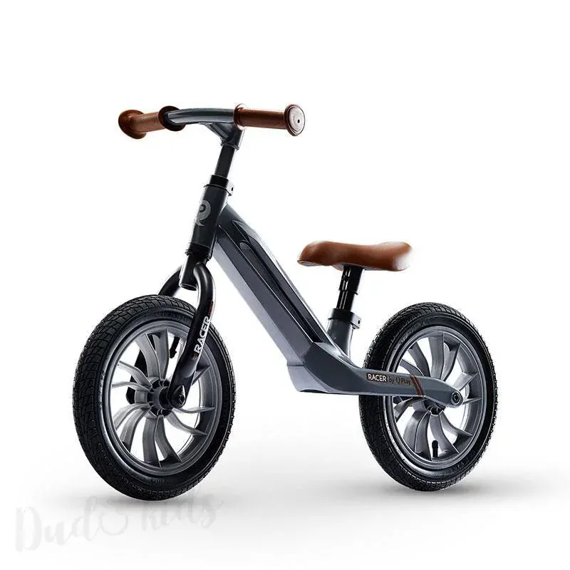 Dětské odrážecí kolo QPlay Racer - šedé