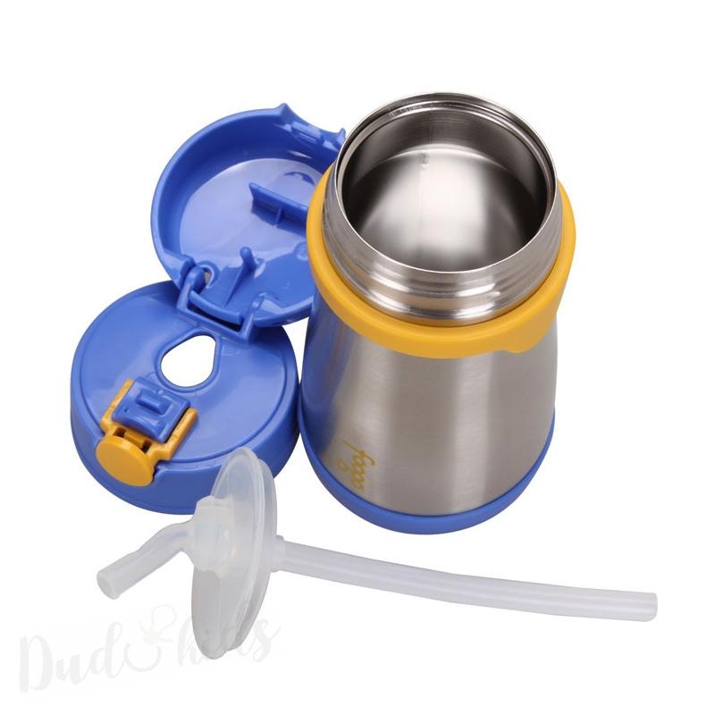 Kojenecká nerezová termoska THERMOS 3v1 290ml modrá