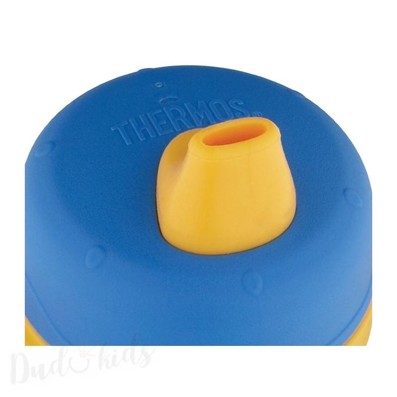 Měkké pítko pro kojeneckou termosku a láhev THERMOS - modré