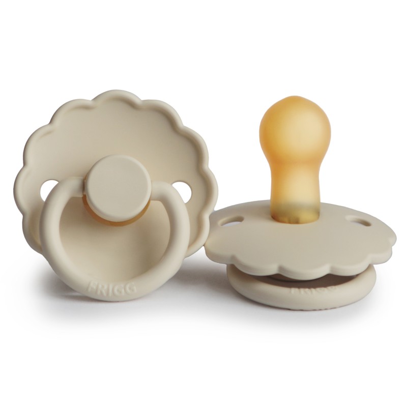 Kaučukový dudlík FRIGG DAISY CREAM, 6-18M (1ks)