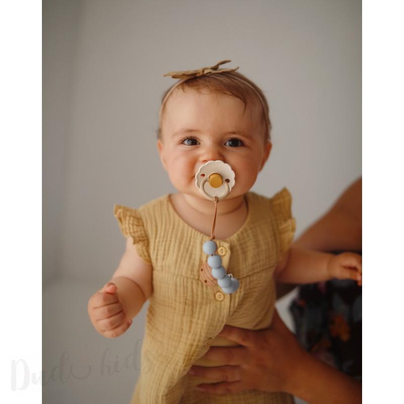 Kaučukový dudlík FRIGG DAISY HONEY GOLD, 6-18M (1ks)