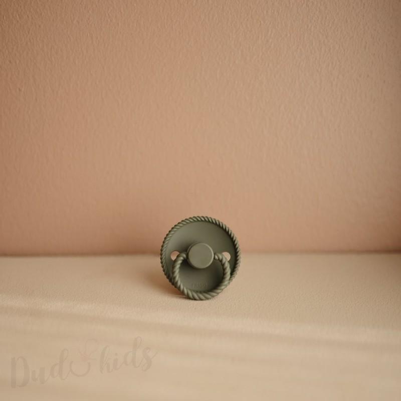 Kaučukový dudlík FRIGG ROPE OLIVE, 6-18M (1ks)