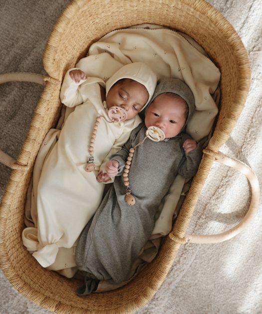 Kaučukový dudlík FRIGG DustyRose + LilyPad 0-6M (2ks)