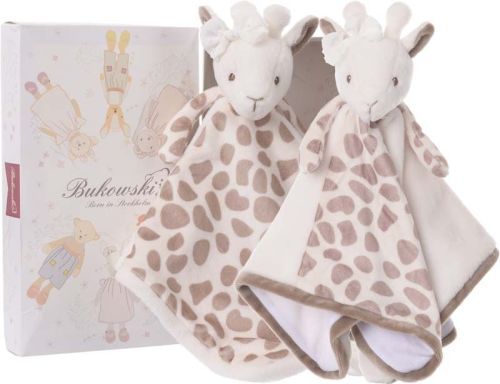 Muchláček-usínáček Žirafka LUCY BABY krémový lem (30cm)Bukowski Design
