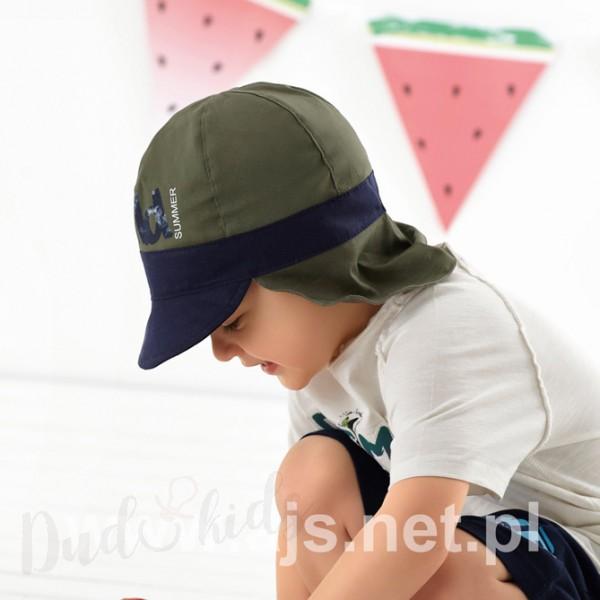 Plátěná kšiltovka s plachtou - modrá