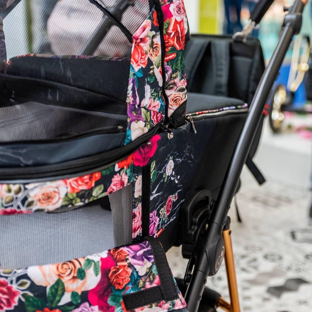 Kombinovaný kočárek Musse Light-Dark  Rose 2v1 gold