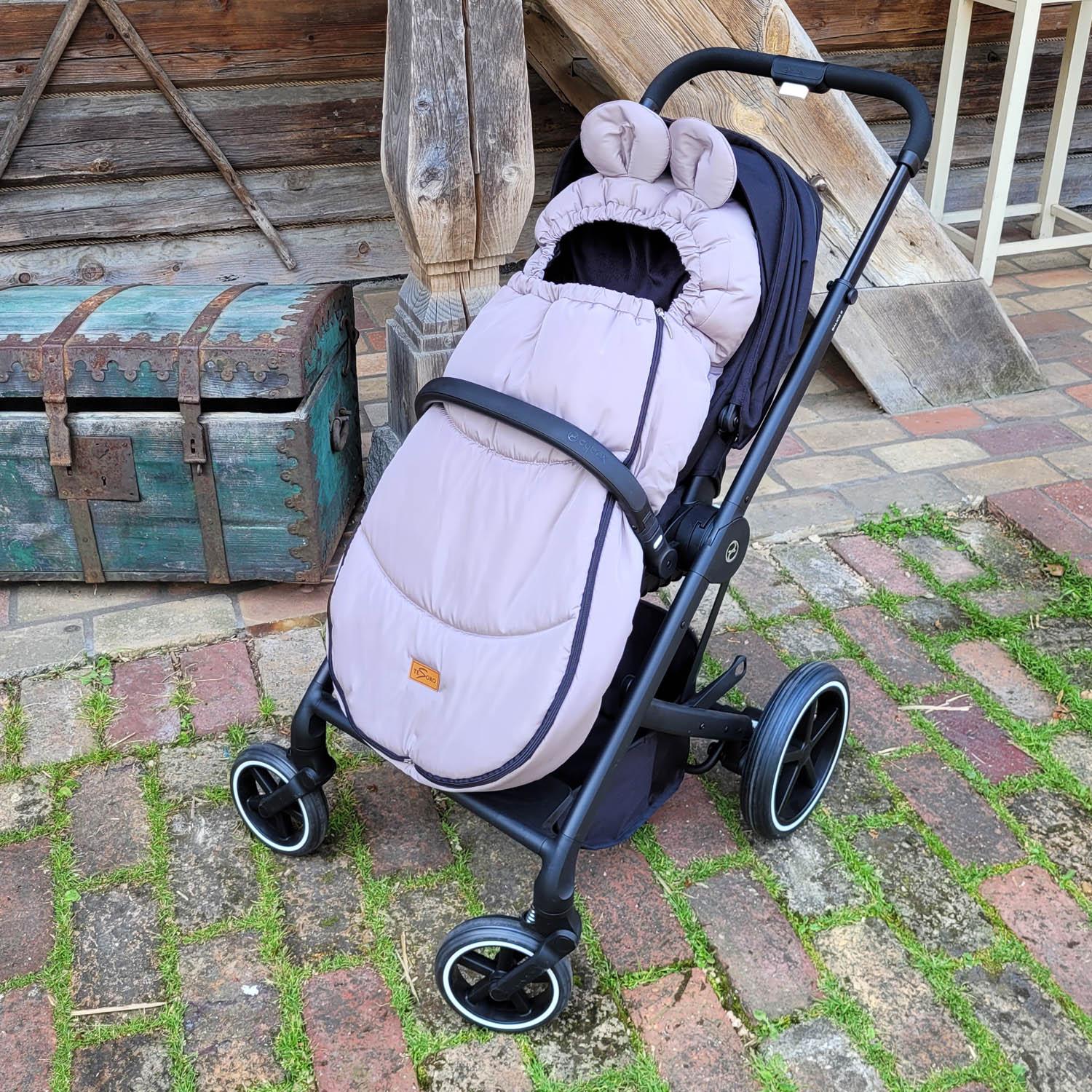 Zimní elegantní fusak Mouse - beige