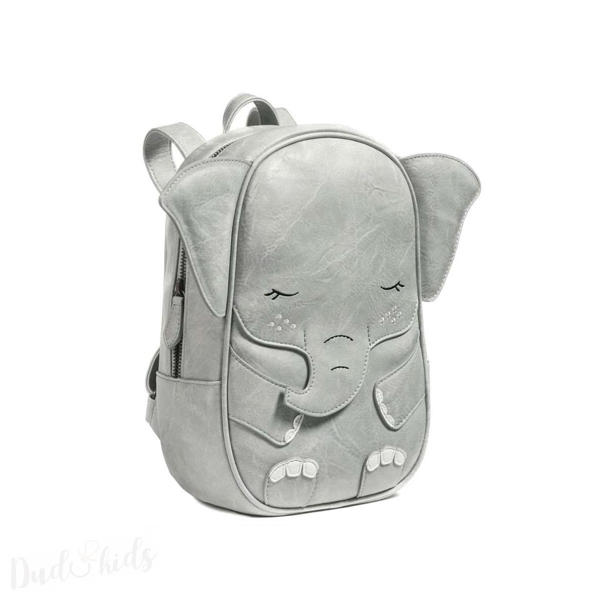 Dětský luxusní batůžek z eco kůže SLON - Big Elefant Rosa