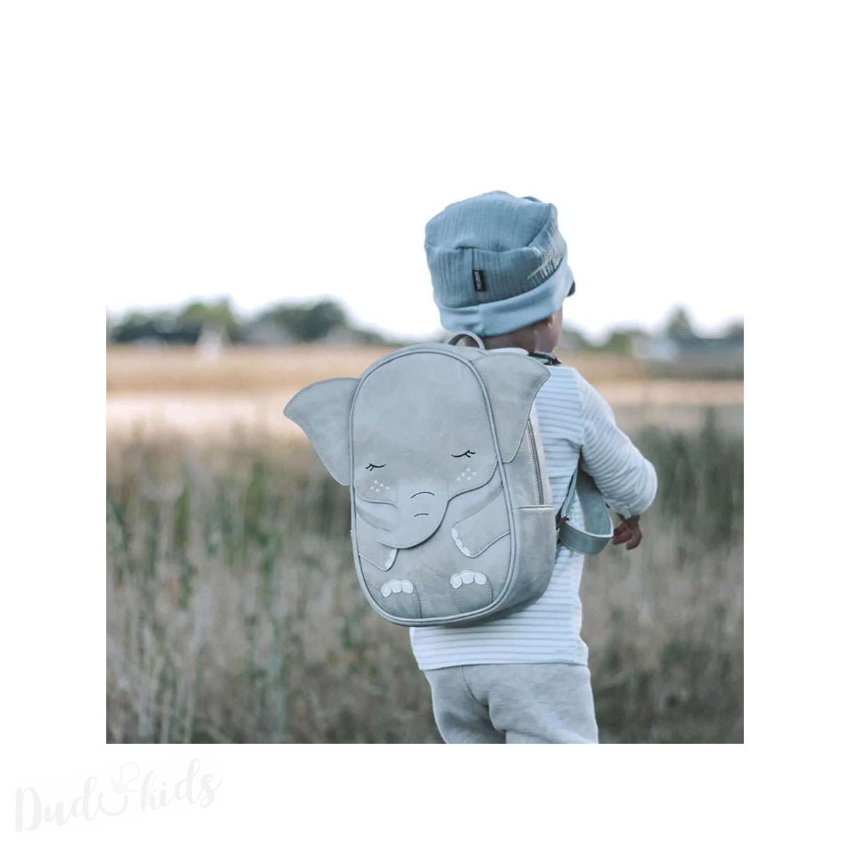 Dětský luxusní batůžek z eco kůže SLON - Big Elefant Rosa