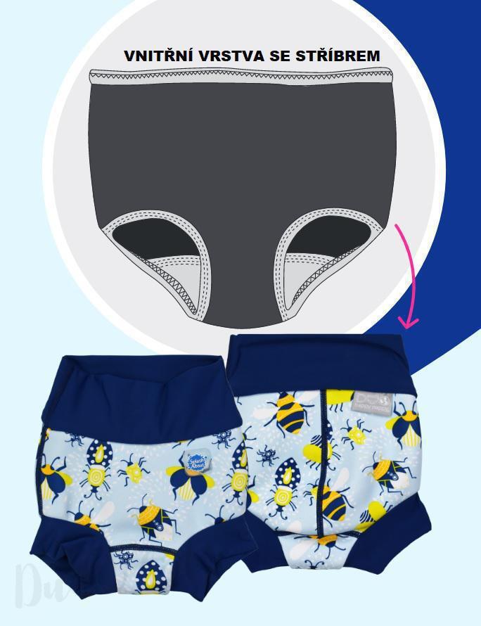 Dětské neoprenové plavky Happy Nappy - Sova a Kočička vel. L