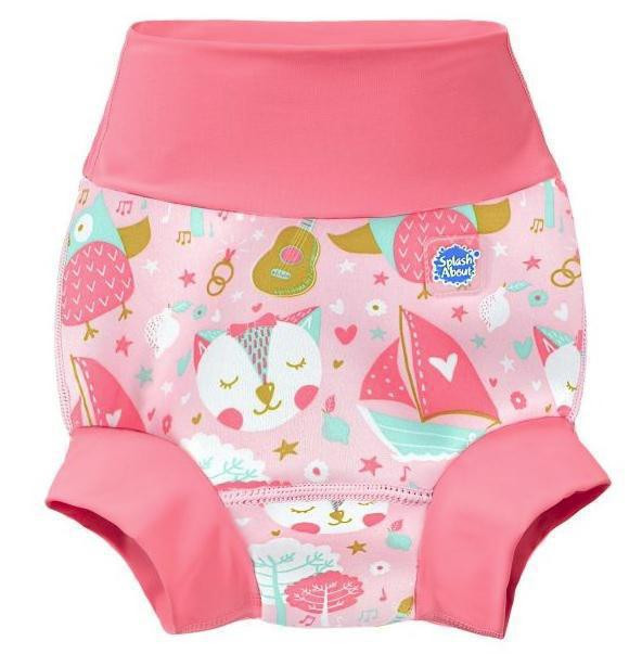Dětské neoprenové plavky Happy Nappy - Sova a Kočička vel. XL