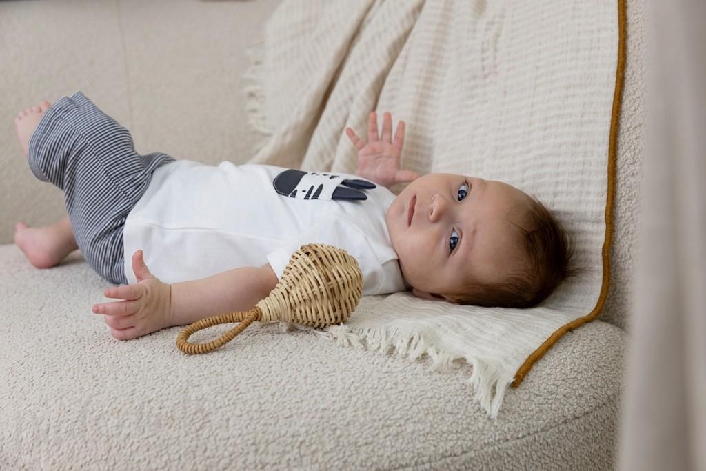 2-dílný komplet chlapecký Dirkje - kapsa zebra velikost 74 / 9 M White