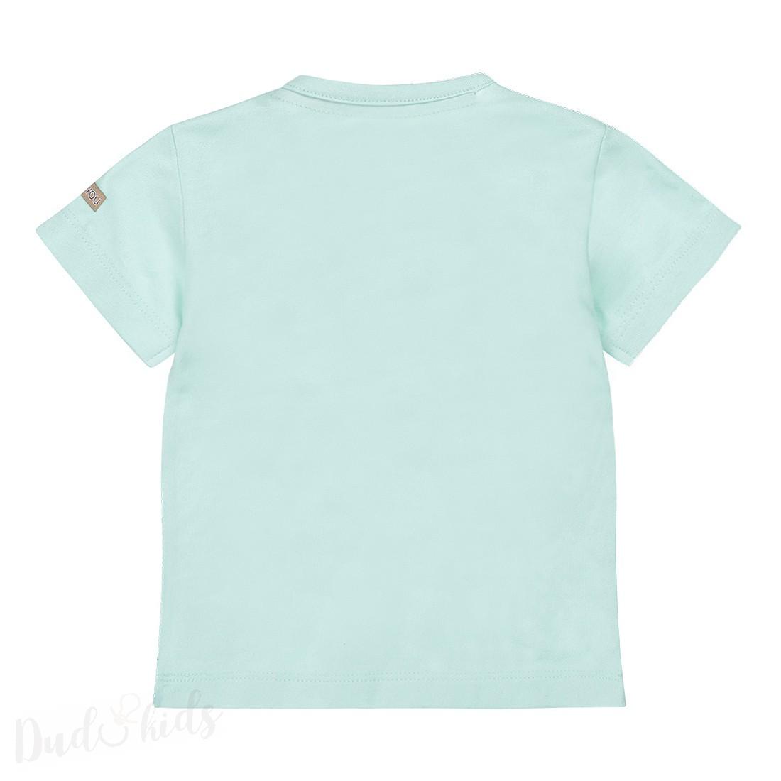 Triko chlapecké Dirkje zelené - zvířátka  velikost 98 / 3roky Mint Green