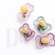 BIBS Supreme dudlíky z přírodního kaučuku 2ks 3-18m Pink Plum/Peach