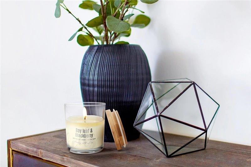 Luxusní sojová vonná svíčka Cashmere - Sea breeze