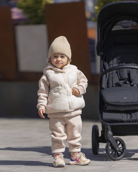 Moderní sportovní kočárek NERO Slate grey