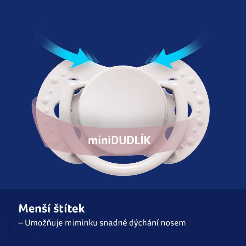 LOVI Mini dudlík BABY SHOWER 0-2m 2ks holka 1pár