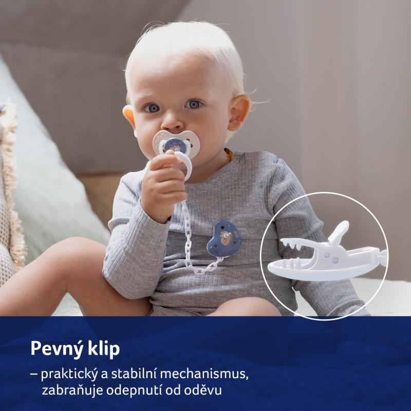 LOVI Řetízek na dudlík NIGHT&DAY Liška svítící