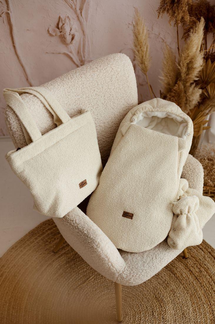 Taška BOUCLE dark beige