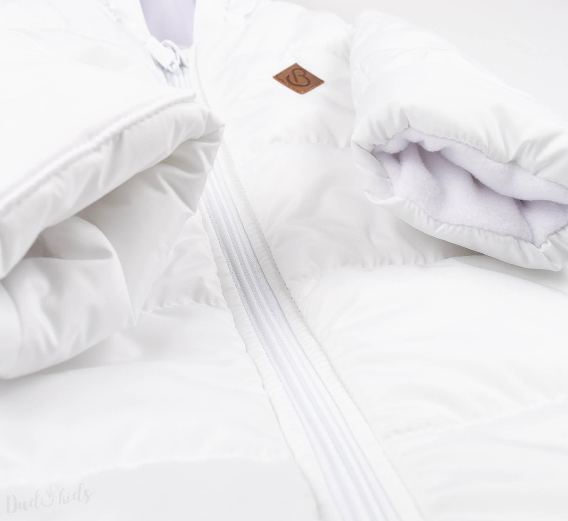 Kojenecká zimní kombinéza bílá vel.68