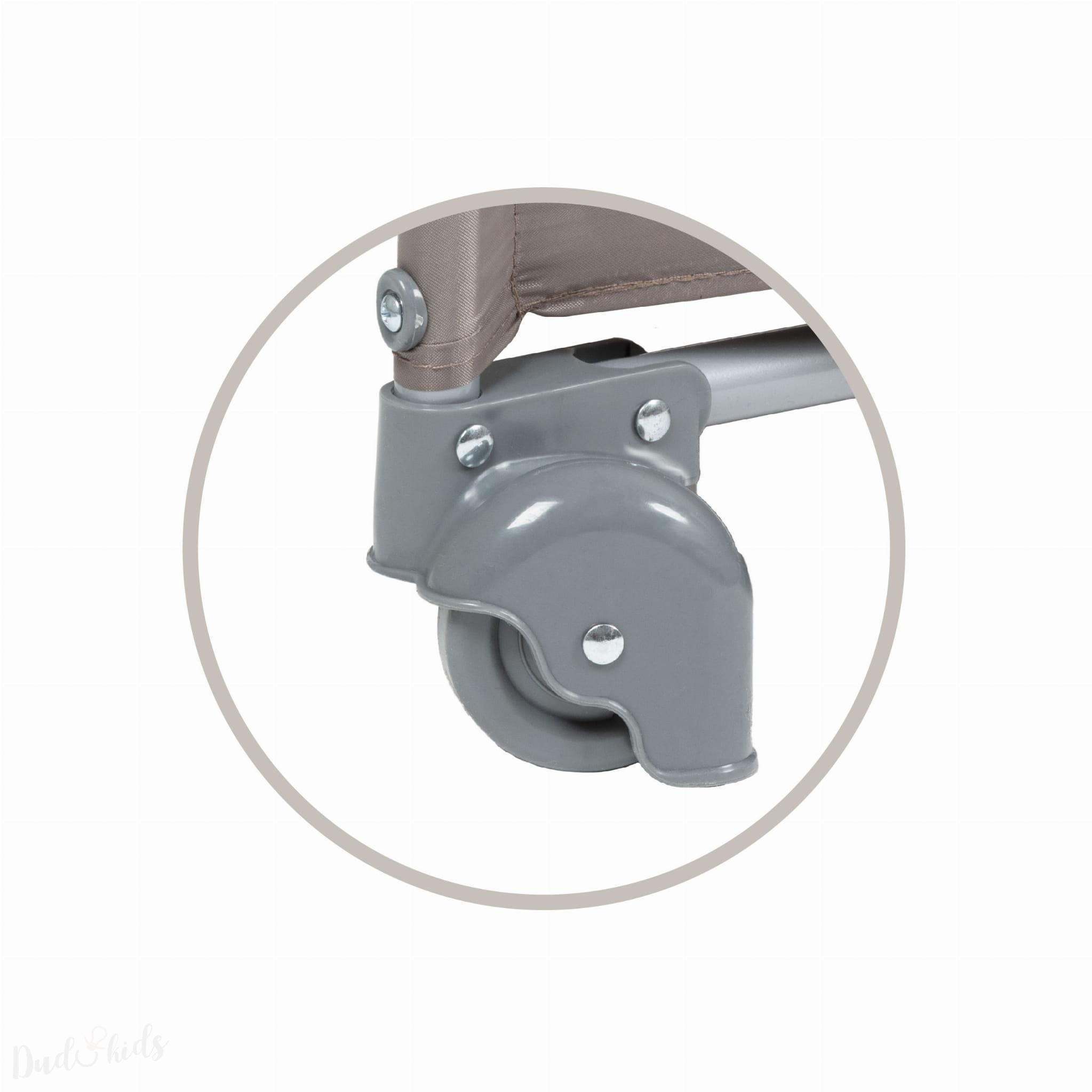 Cestovní postýlka KIDWELL BLISSY s doplňky 3v1 šedá