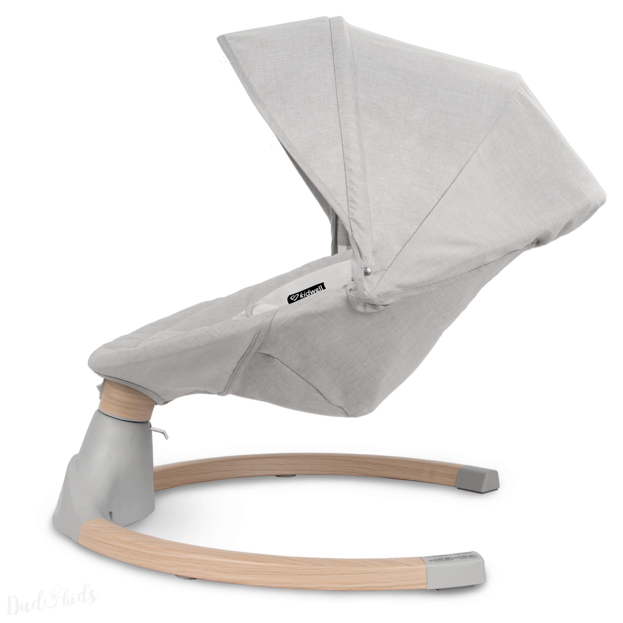 Elektrické houpací křeslo 2 v 1 LUXI Dark Melange/Wooden