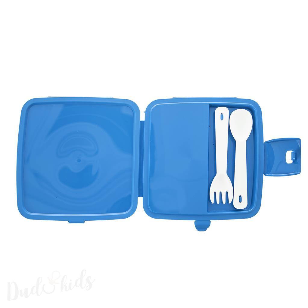 Box svačinový dělený, vícepatrový Kočička na kole