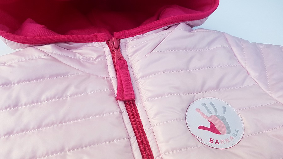 AKCE ! Dívčí odlehčená jarní/podzimní bunda s kapucí Barnaba růžová vel.86