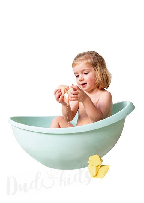 Novinka - Kačenka z kaučuku Saro Origami tyrkys mint