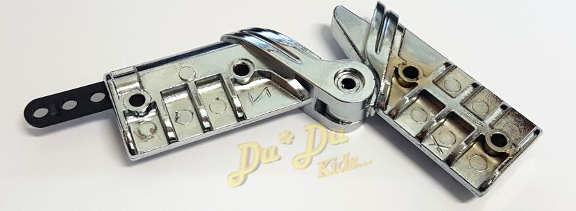 ND_kloub na skládání konstrukce kočárku - černý