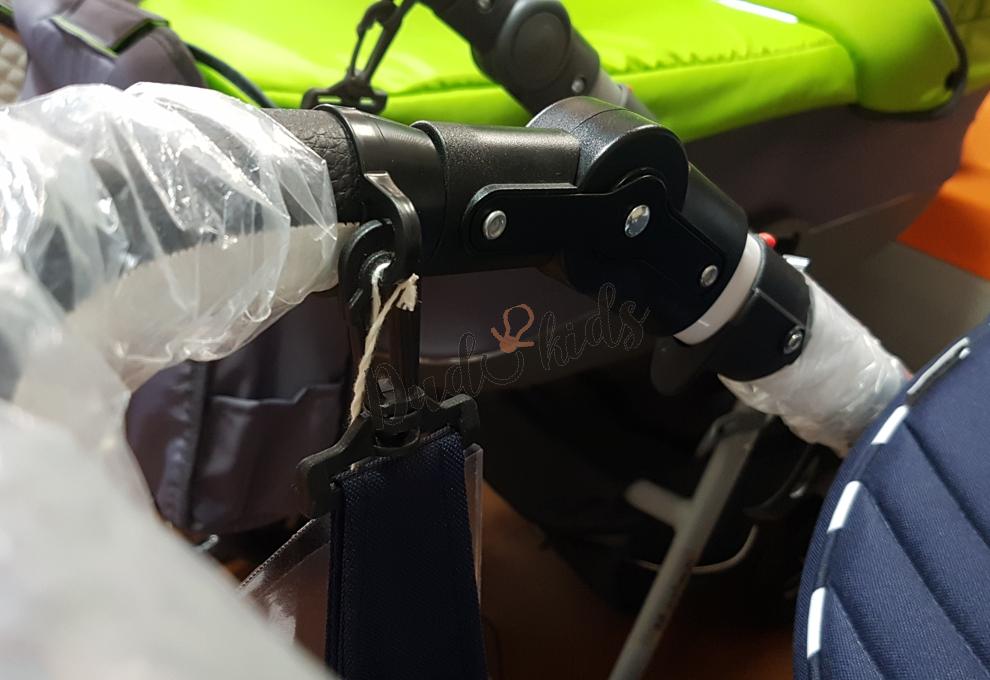 ND_držák na tašku na madlo - rovný- šedý- 1kus