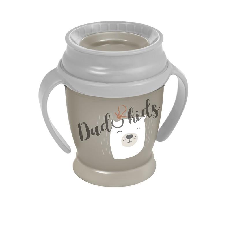 Hrníček LOVI 360 MINI 250ml s úchyty BUDDY BEAR