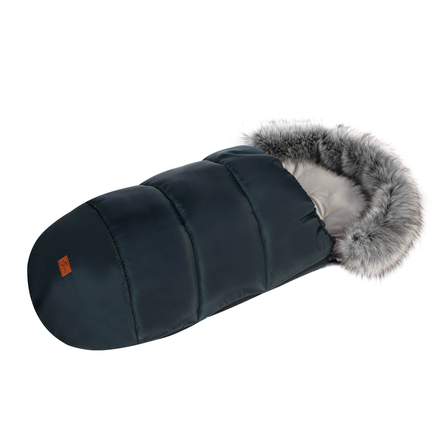 Zimní fusak Winter Fur s kožešinou - forest green