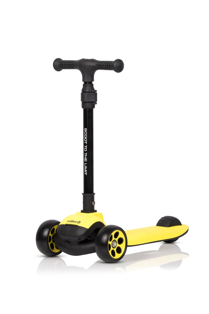 Dětská koloběžka balanční Run Banana tříkolová skládací LED