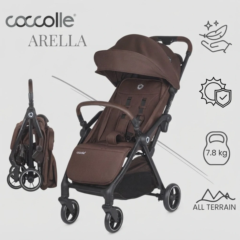 Sportovní kočárek Coccolle Arella Chocolate