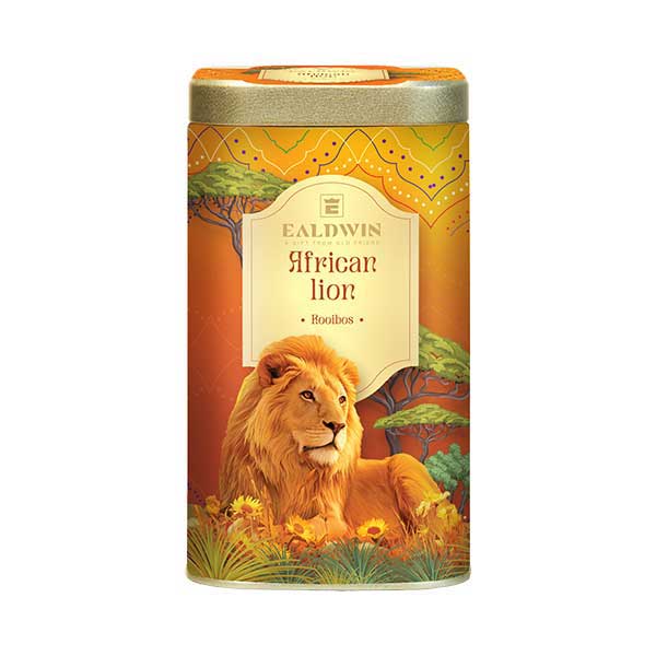 EALDWIN African Lion 100g – Sypaný Rooibos čaj s mangem, karamelem a vanilkou