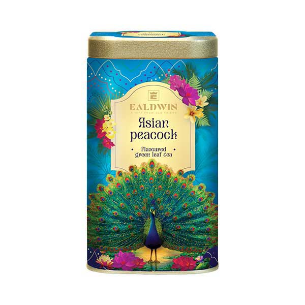 EALDWIN Asian Peacock 100g – Sypaný zelený čaj Sencha s citronovou trávou a kůrou