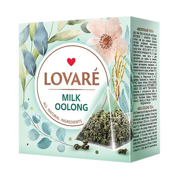 LOVARÉ Milk Oolong 30g (15 pyramid, oolong čaj)