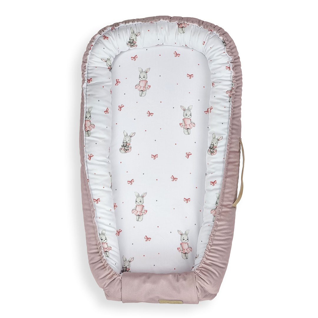 Hnízdečko pro kojence Albero Balerína Baby Cocoon pink