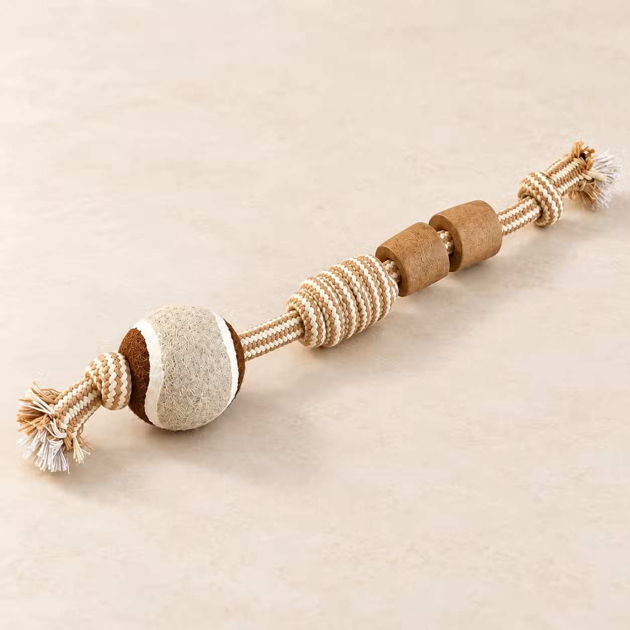 PAW Kávové dřevo s lanem Knuckle Ball Batton 35cm