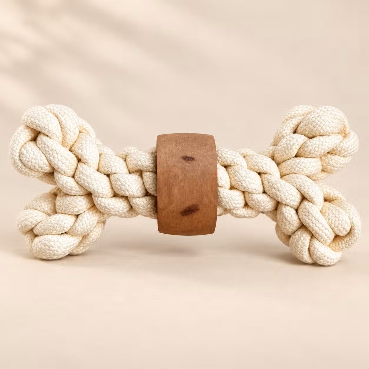 PAW Kávové dřevo s provazem Power Knot Bone