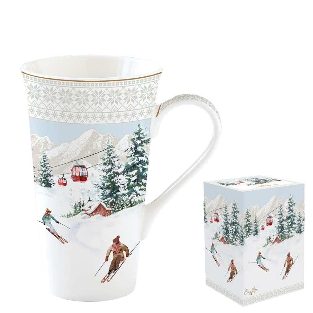  Porcelánový hrnek Easy Life Chalet (600 ml)