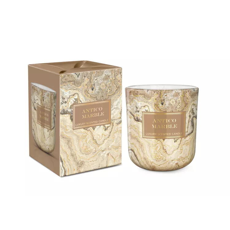 Vonná svíčka ve skle 150g Marble Golden & Antico - GOLDEN MARBLE