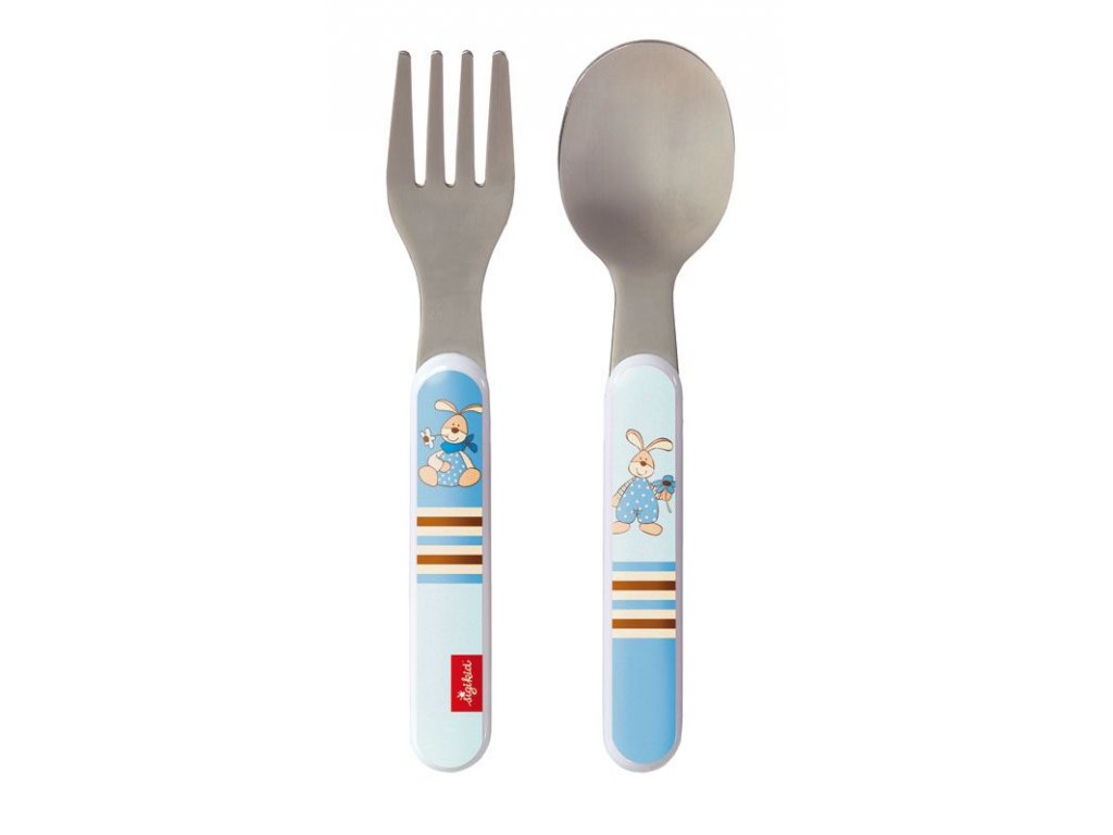MELAMIN baby sigikid SEMMEL BUNNY - kov(vidlička a lžíce) 