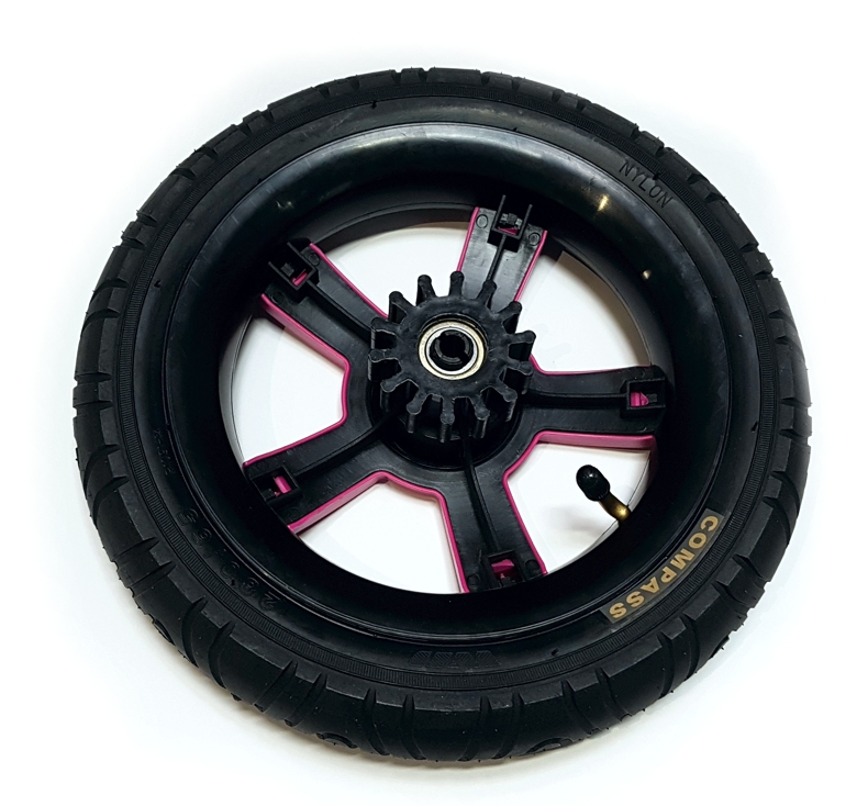 ND_originální kolo KARBON zadní - černá/Fialová carbon