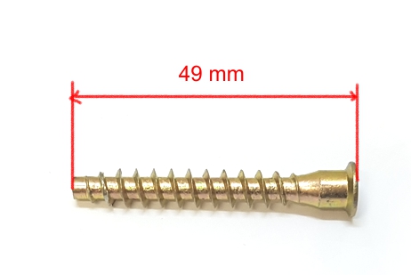 ND_speciální šroub pro postýlky konfirm 50 mm