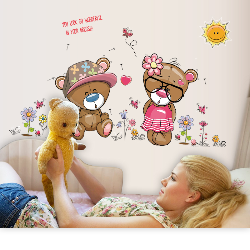 Samolepka Hraví medvídci 