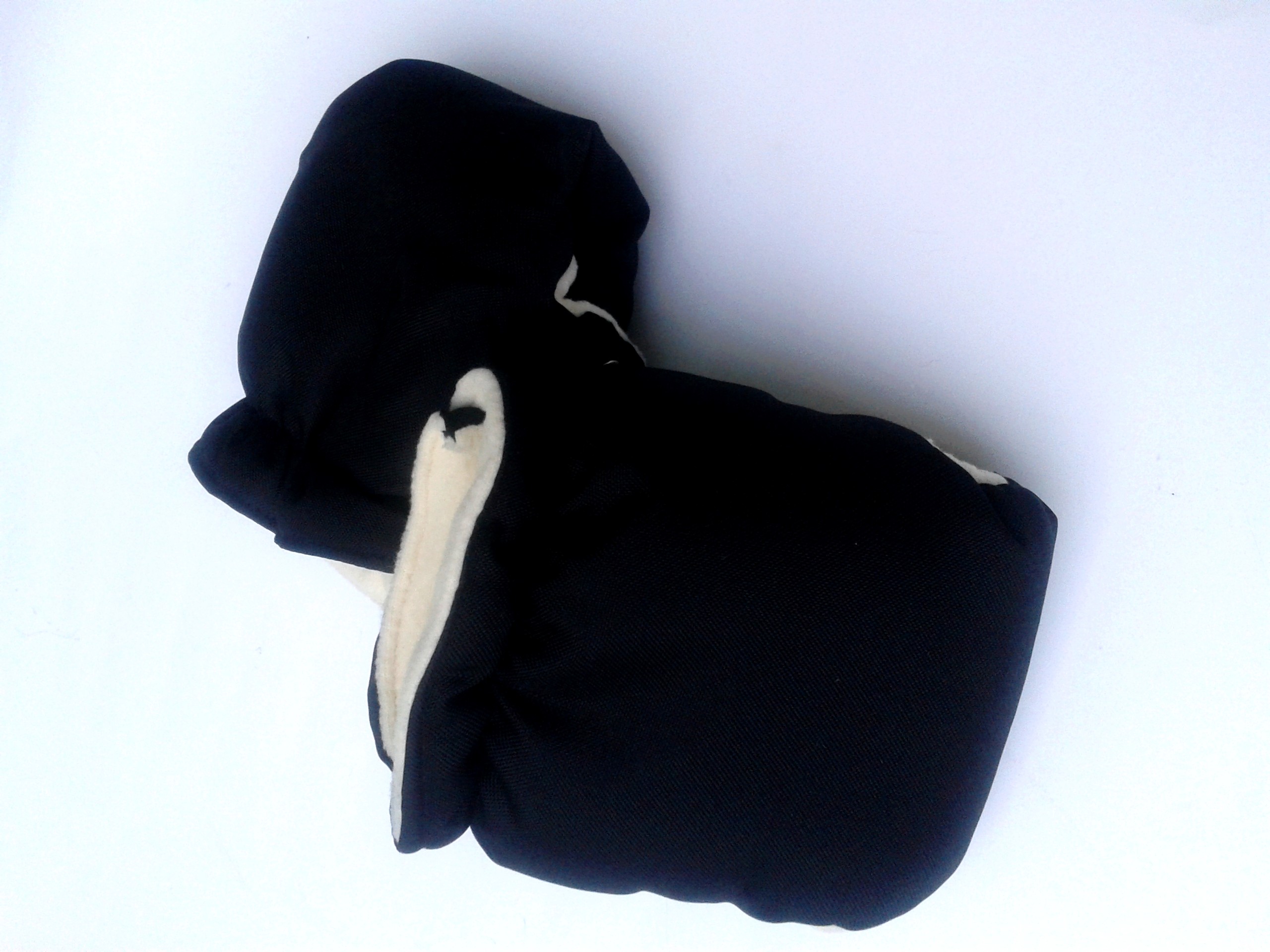 Zimní rukavice ke kočárku šedé